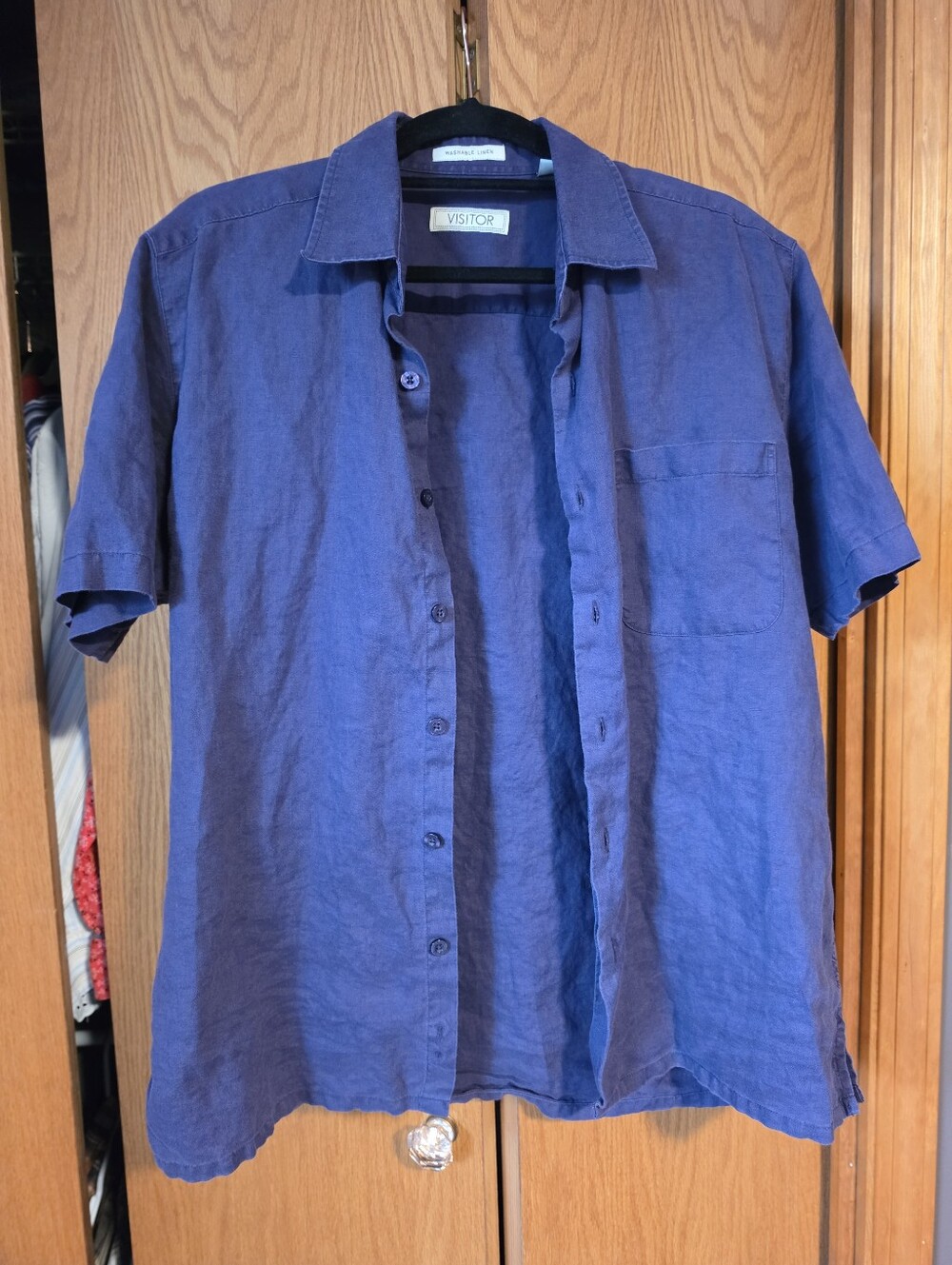 Deep Plum Linen Shirt